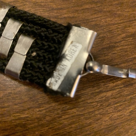 70s 80s Beaded Belt Multi Strand Gold Brass Silver Tone Beads Rock Disco Glam - Picture 6 of 16